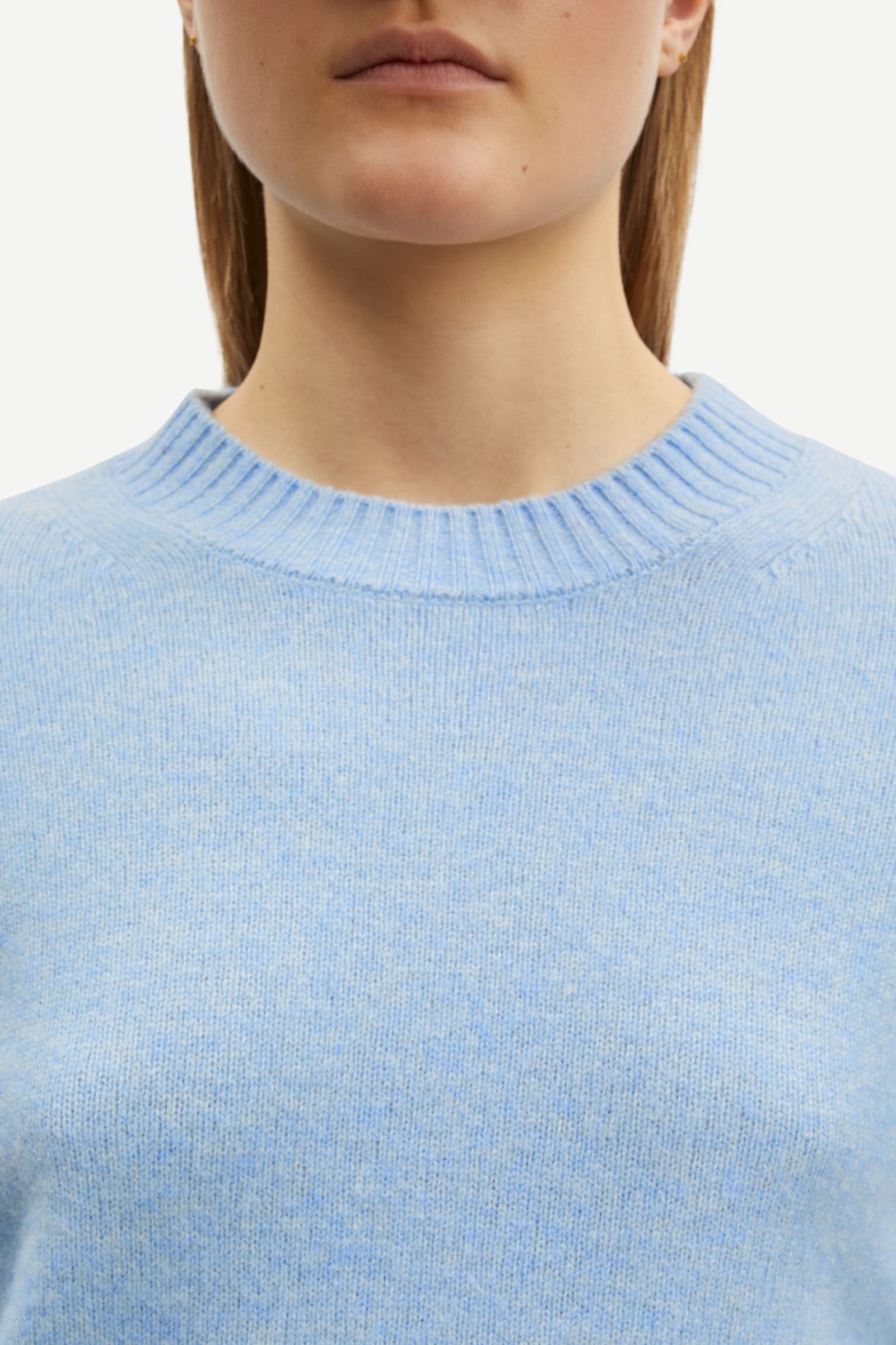 Charlotte Knit Sweater 15010 Subdued Blue