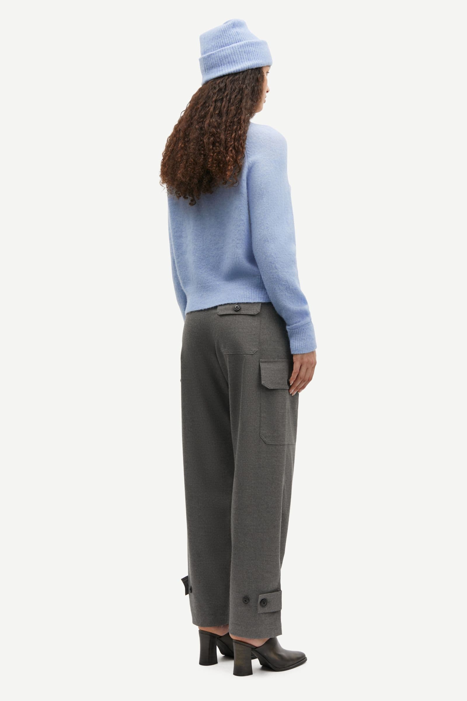 Salix trousers 14930 Grey Mel.