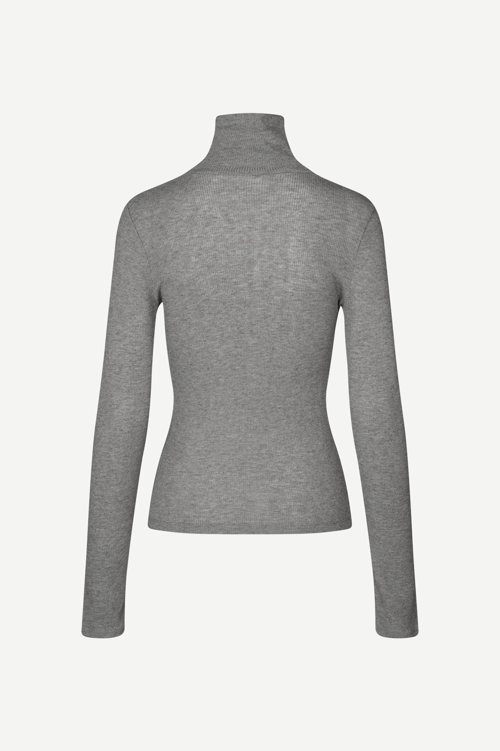 Sasonnet ls t-neck 15338 Mid Grey Mel.