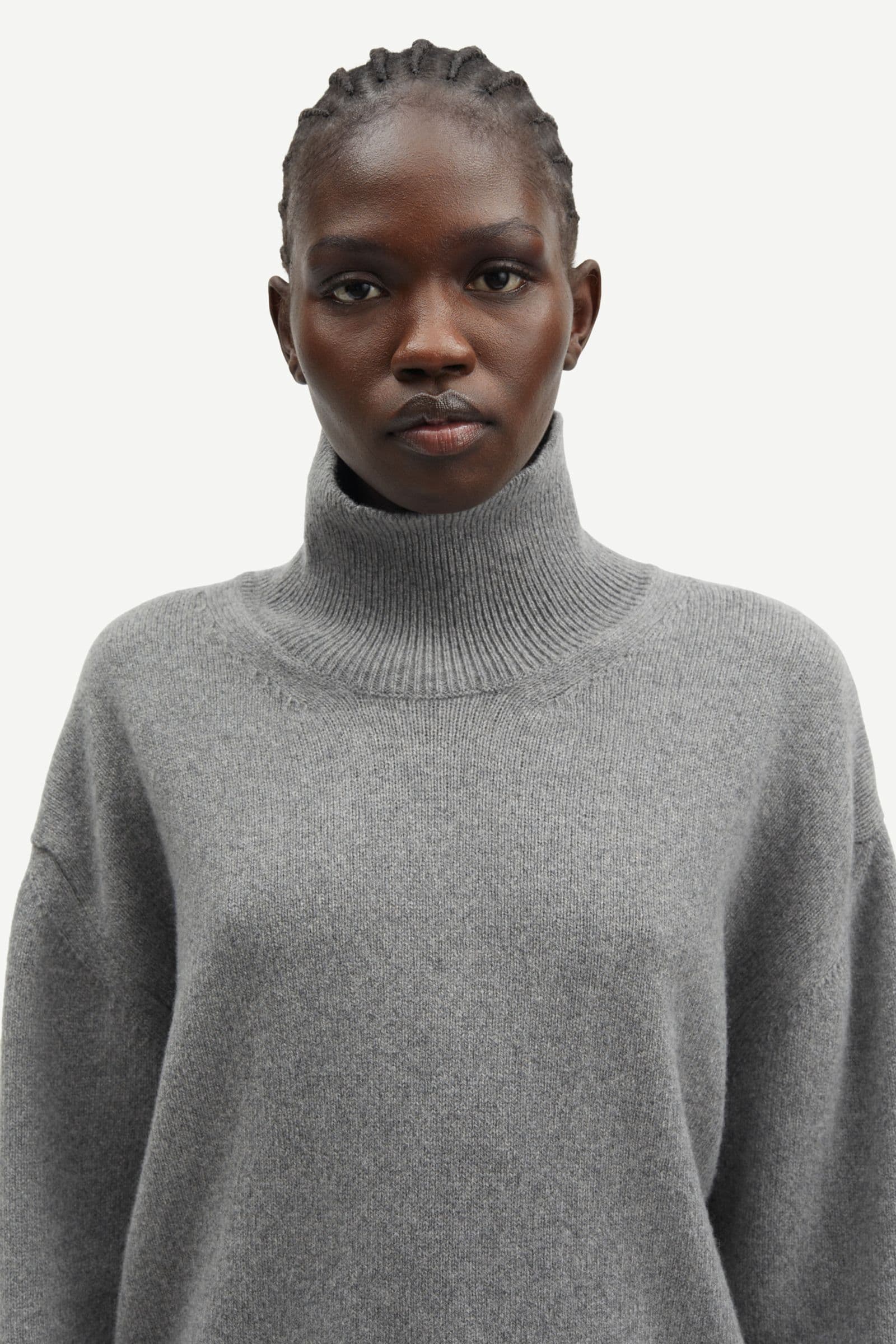 Sabirgitte Turtleneck 15356 Grey Mel.