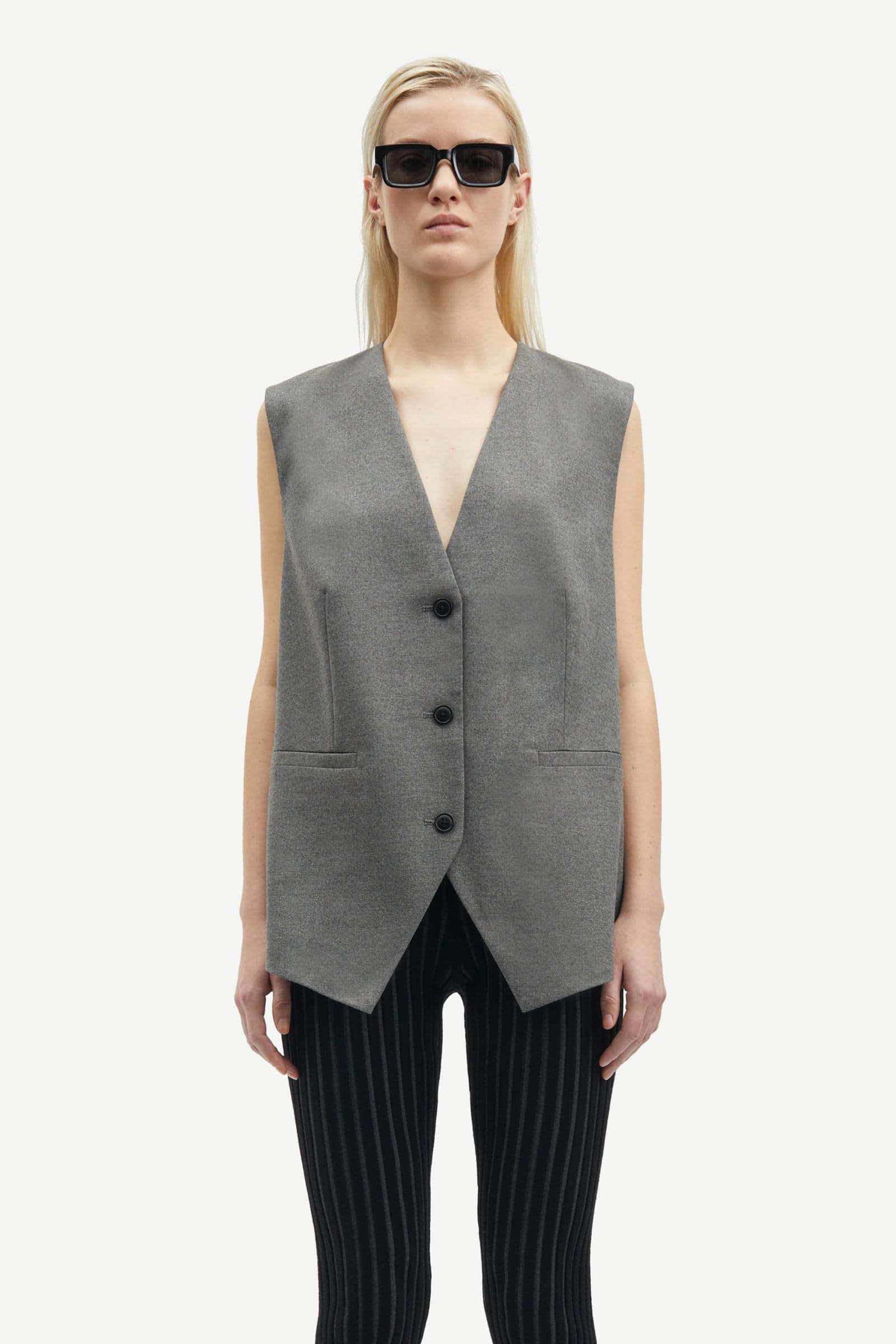 Saleni vest 14930 Grey Mel.