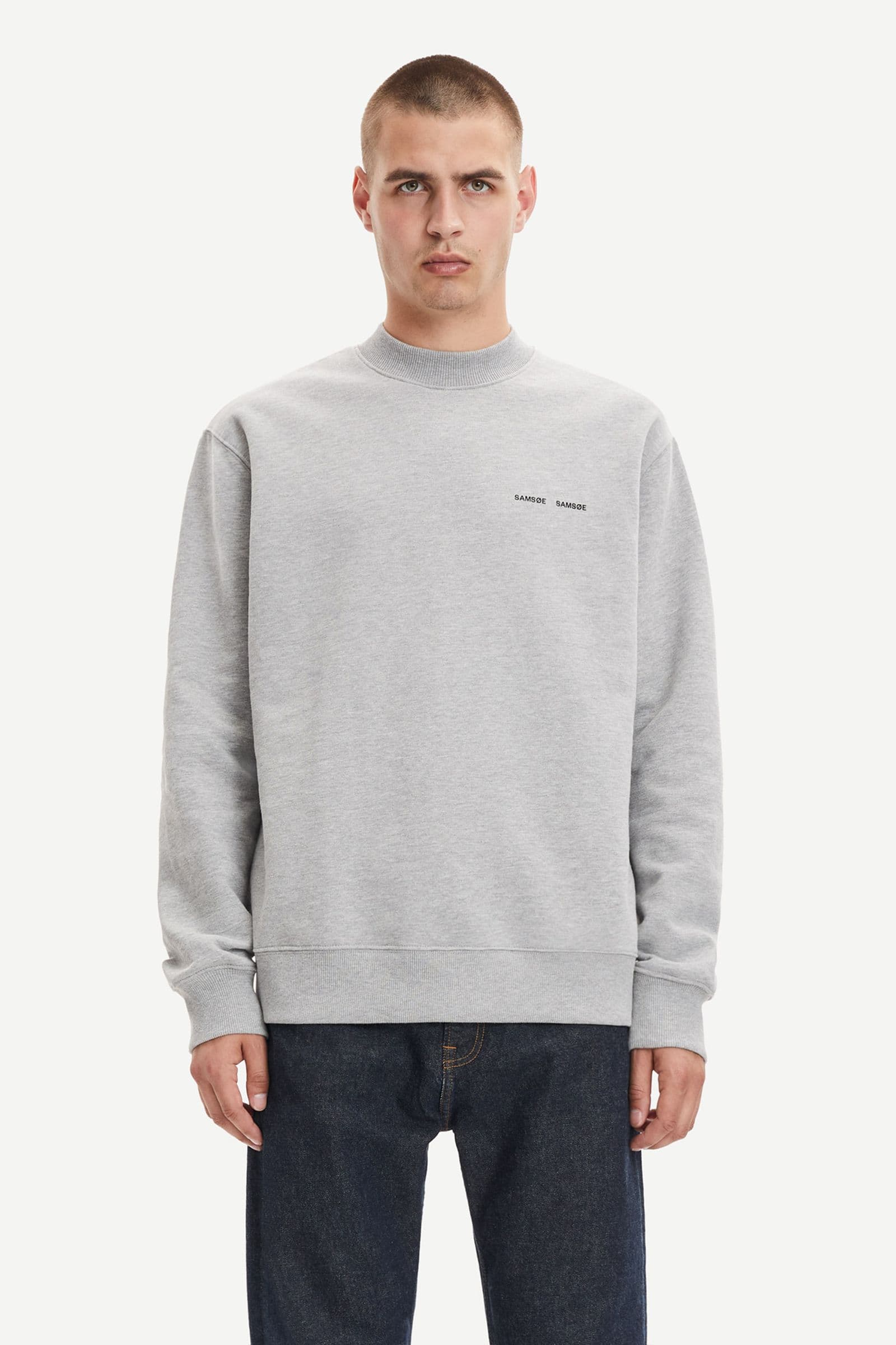 Norsbro crew neck 11727 Grey mel.