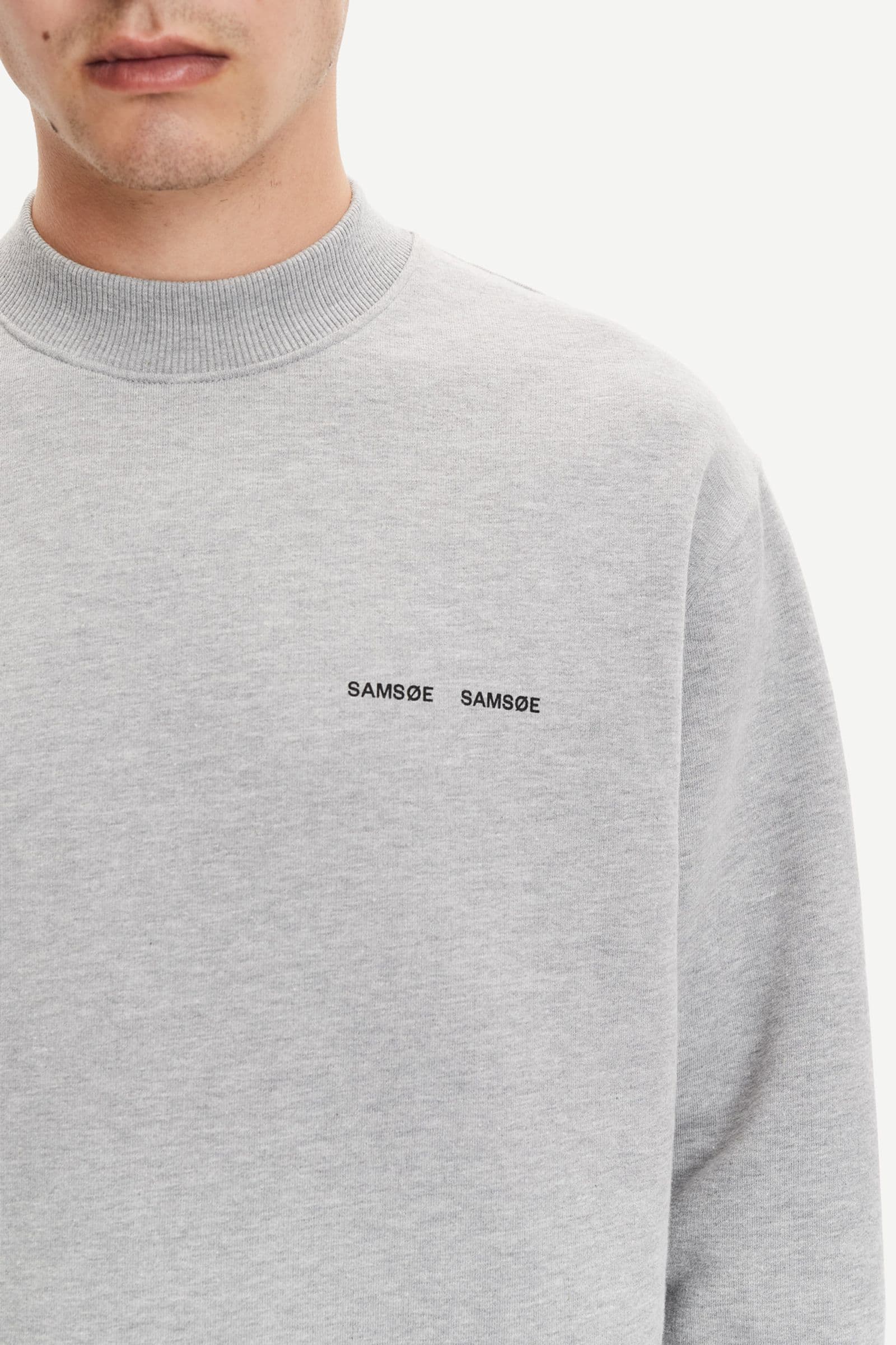 Norsbro crew neck 11727 Grey mel.