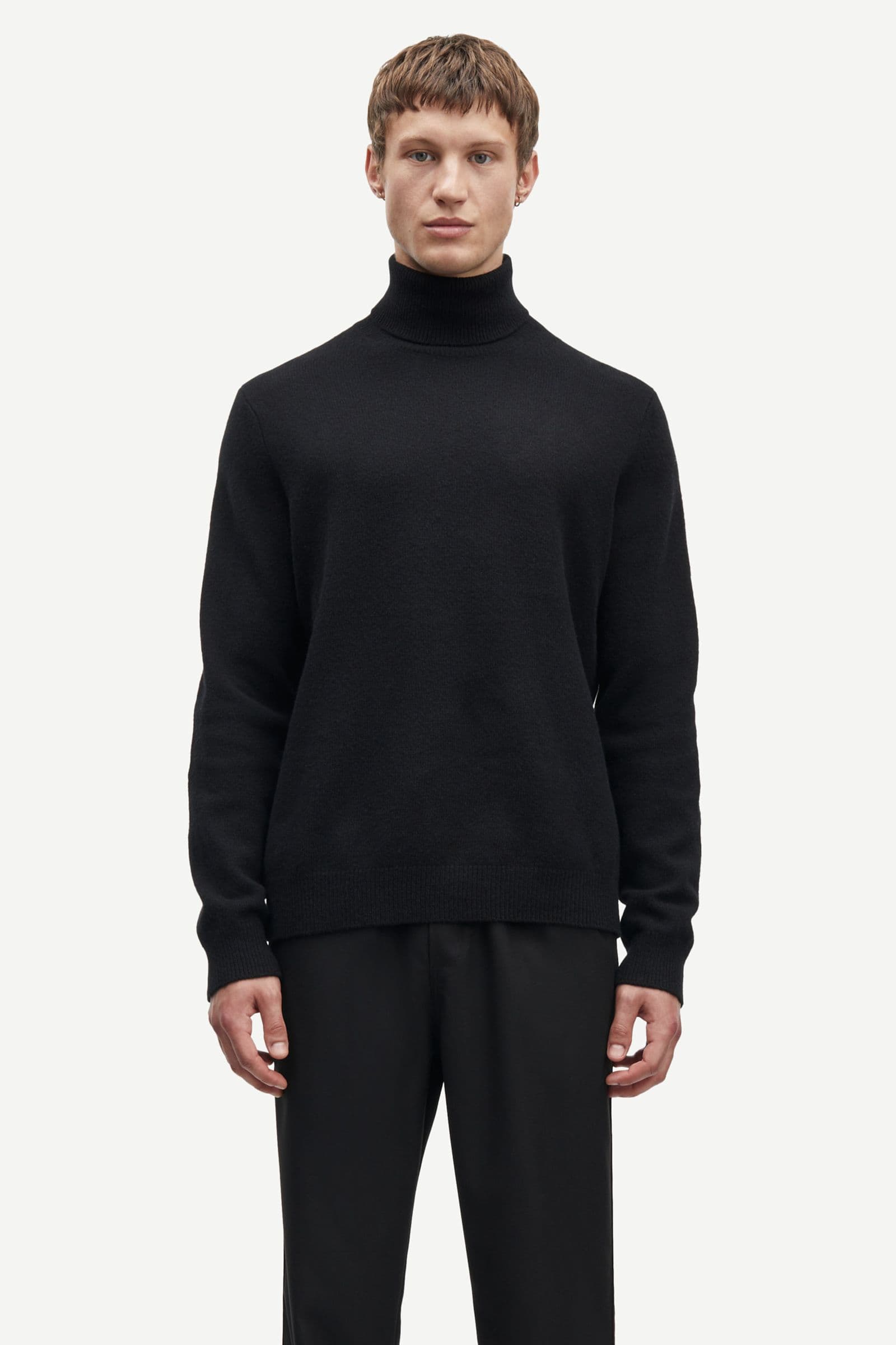 Isak Knit Turtleneck 15010 Black