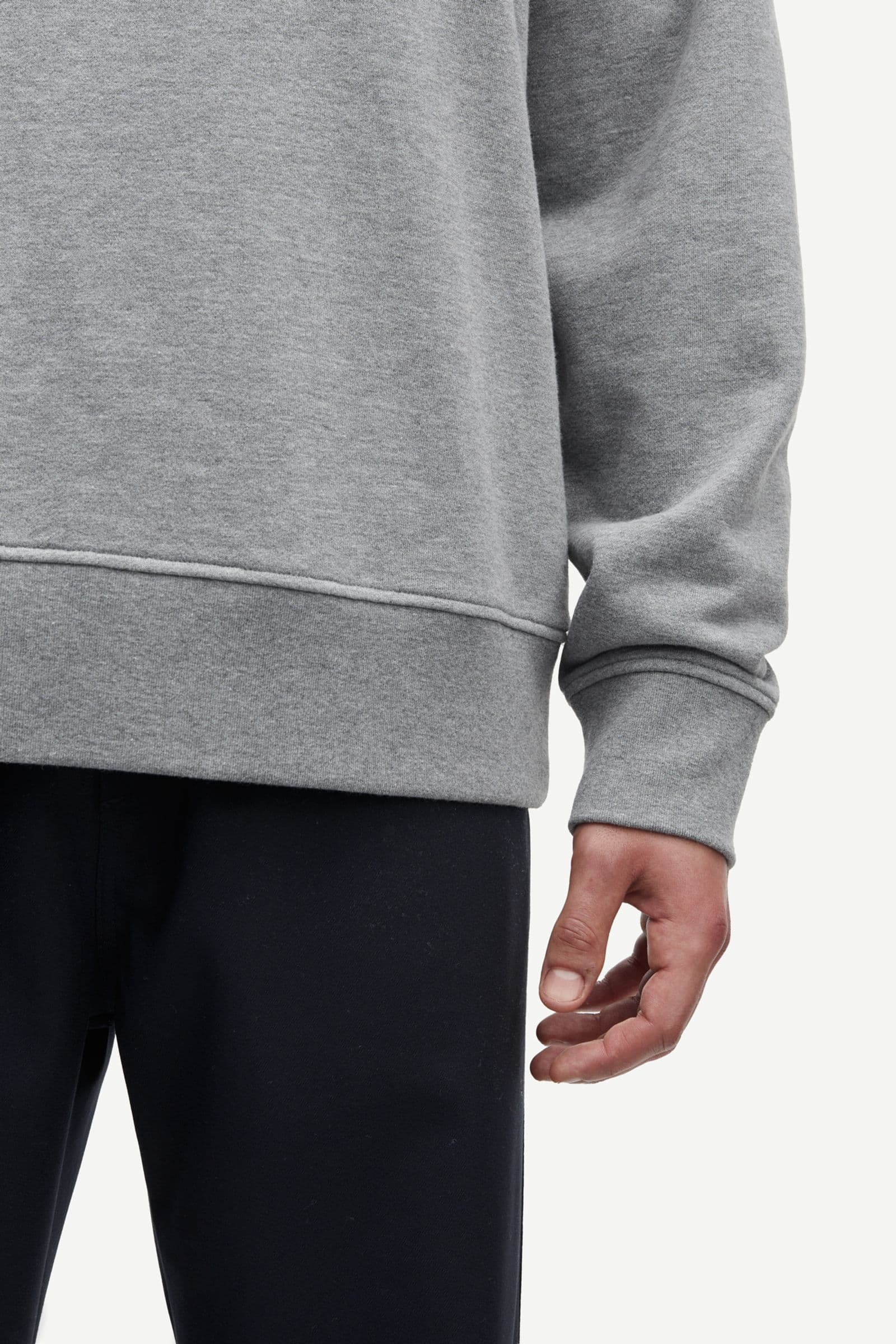 Saleonardo sweatshirt 15094 Grey Mel.