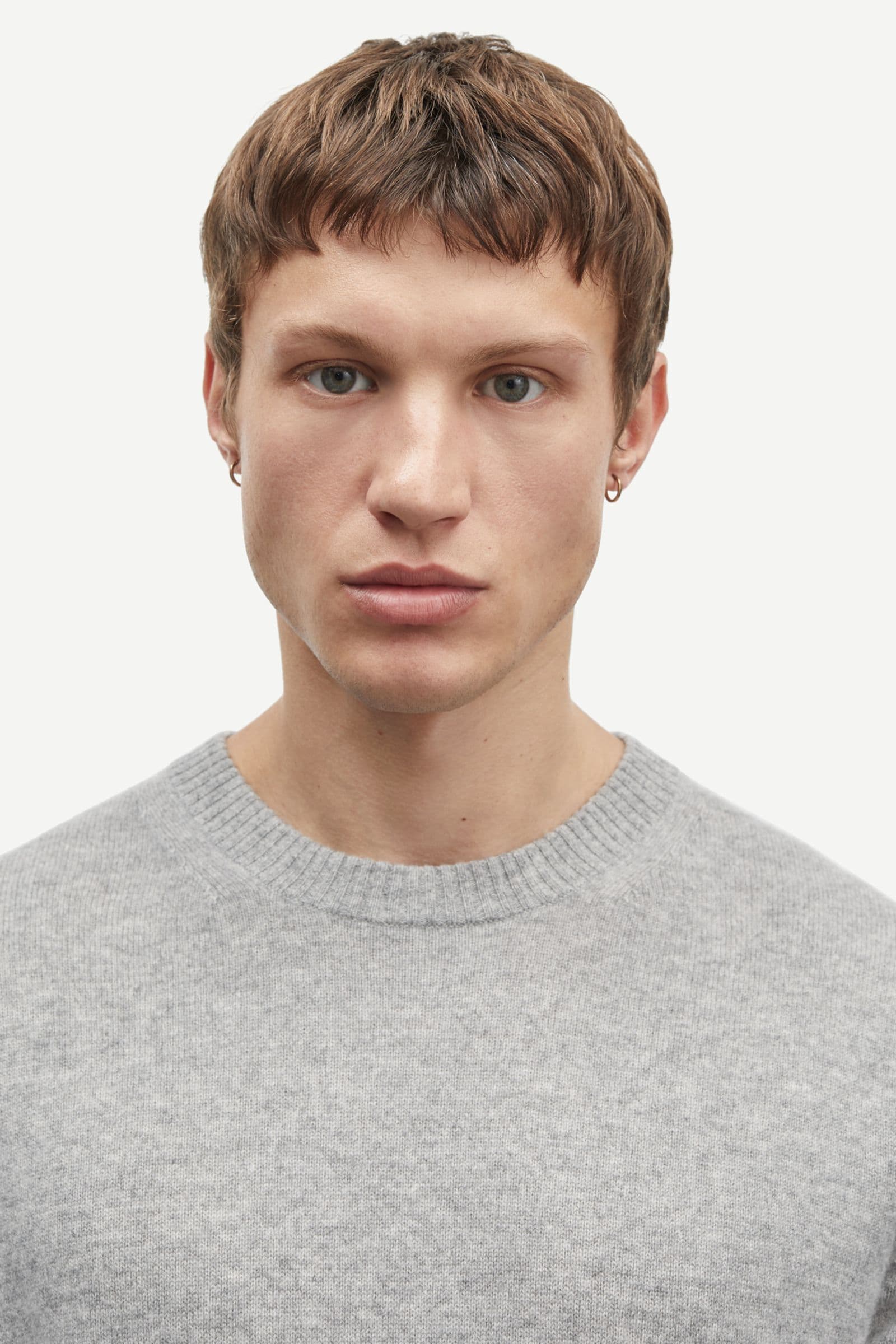 Nobis crew neck 6304 Grey mel.