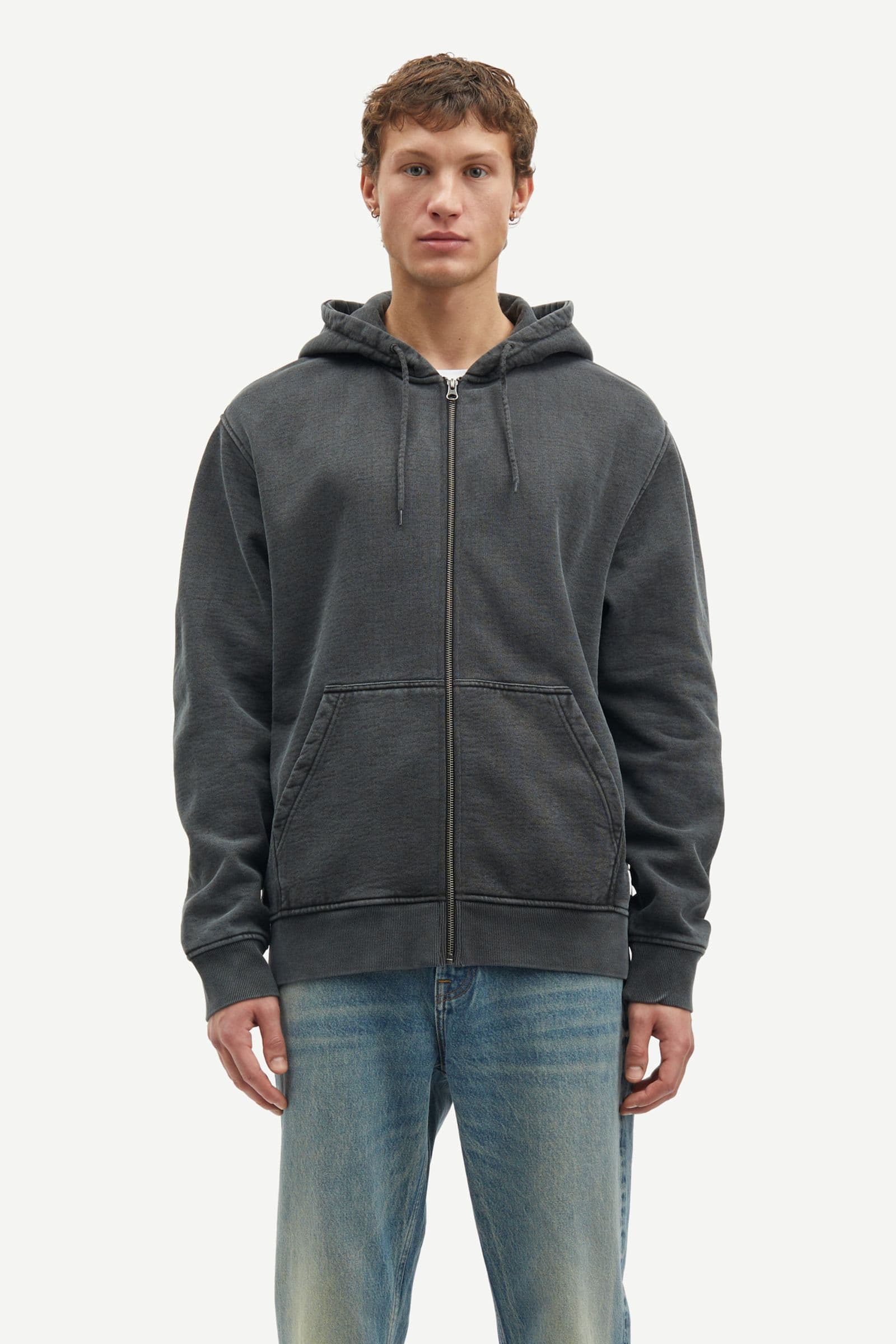 Sapigment zip hoodie 14485 Black