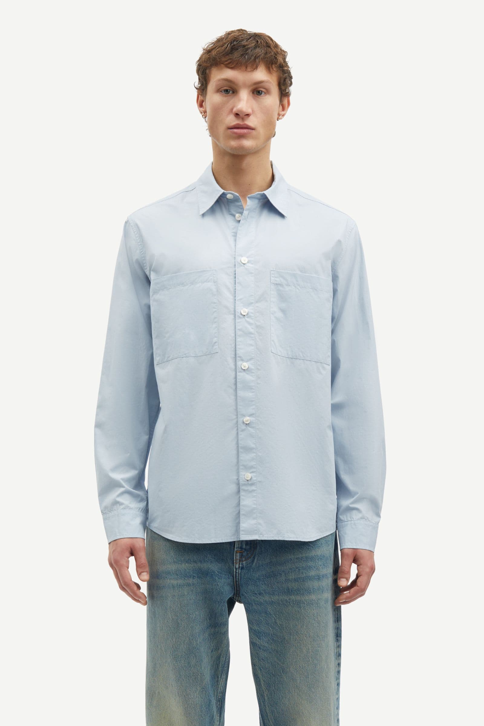 Sadamon B shirt 14981 Subdued Blue