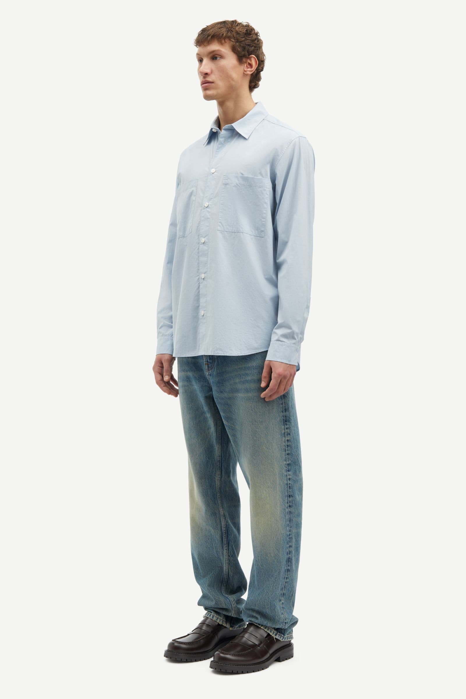 Sadamon B shirt 14981 Subdued Blue