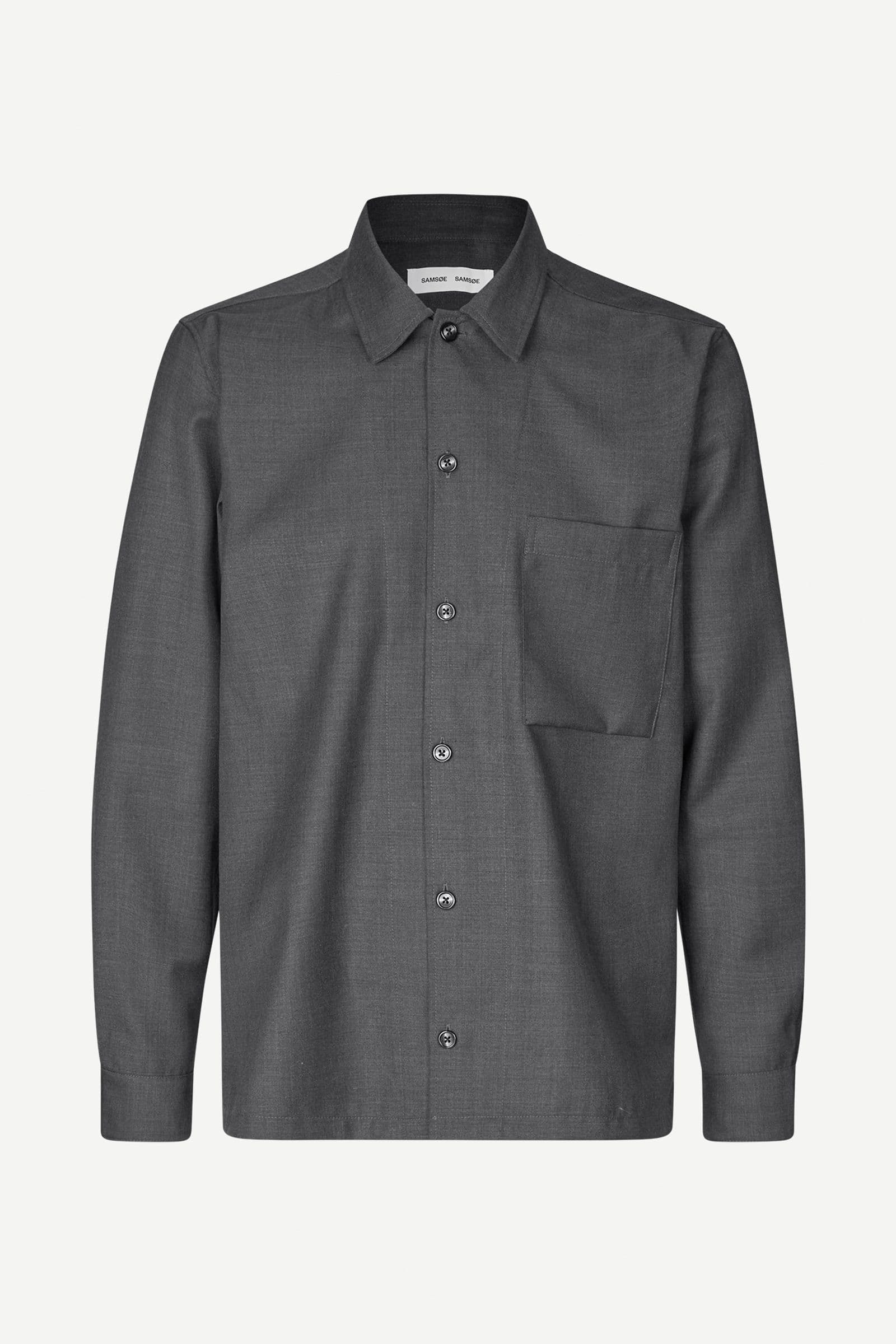 Sadamon GO overshirt 15350 Dark Grey Mel.