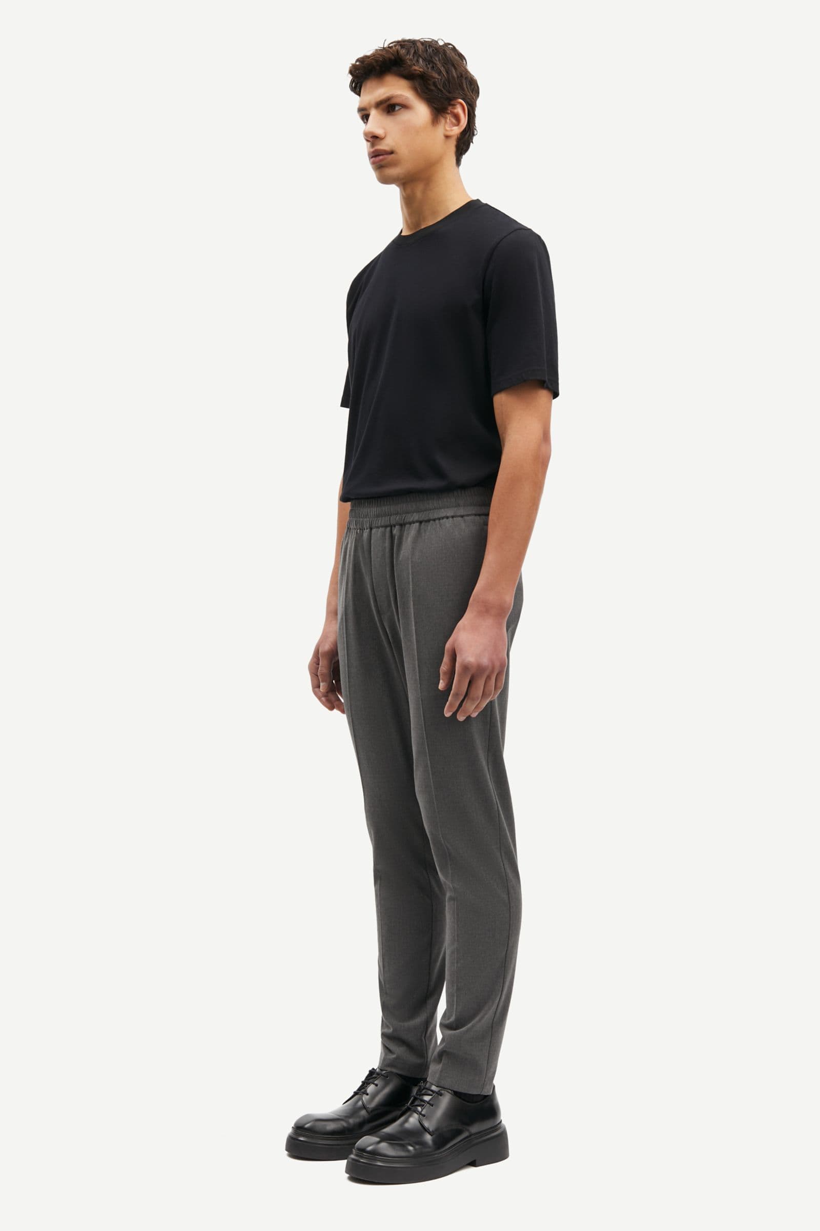 Sasmithy trousers 15346 Dark Grey Mel.