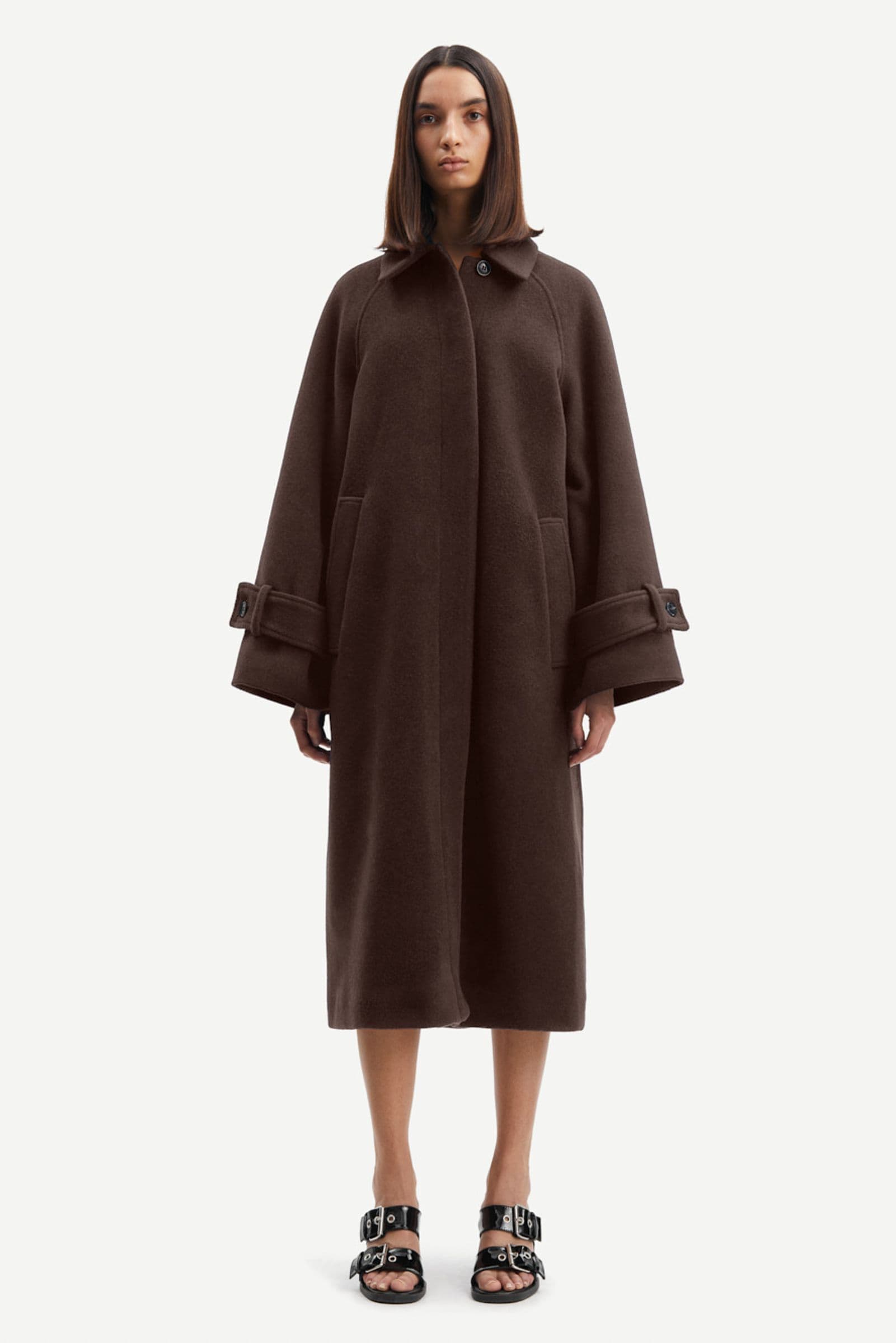 Alma coat 14895 Chocolate Torte