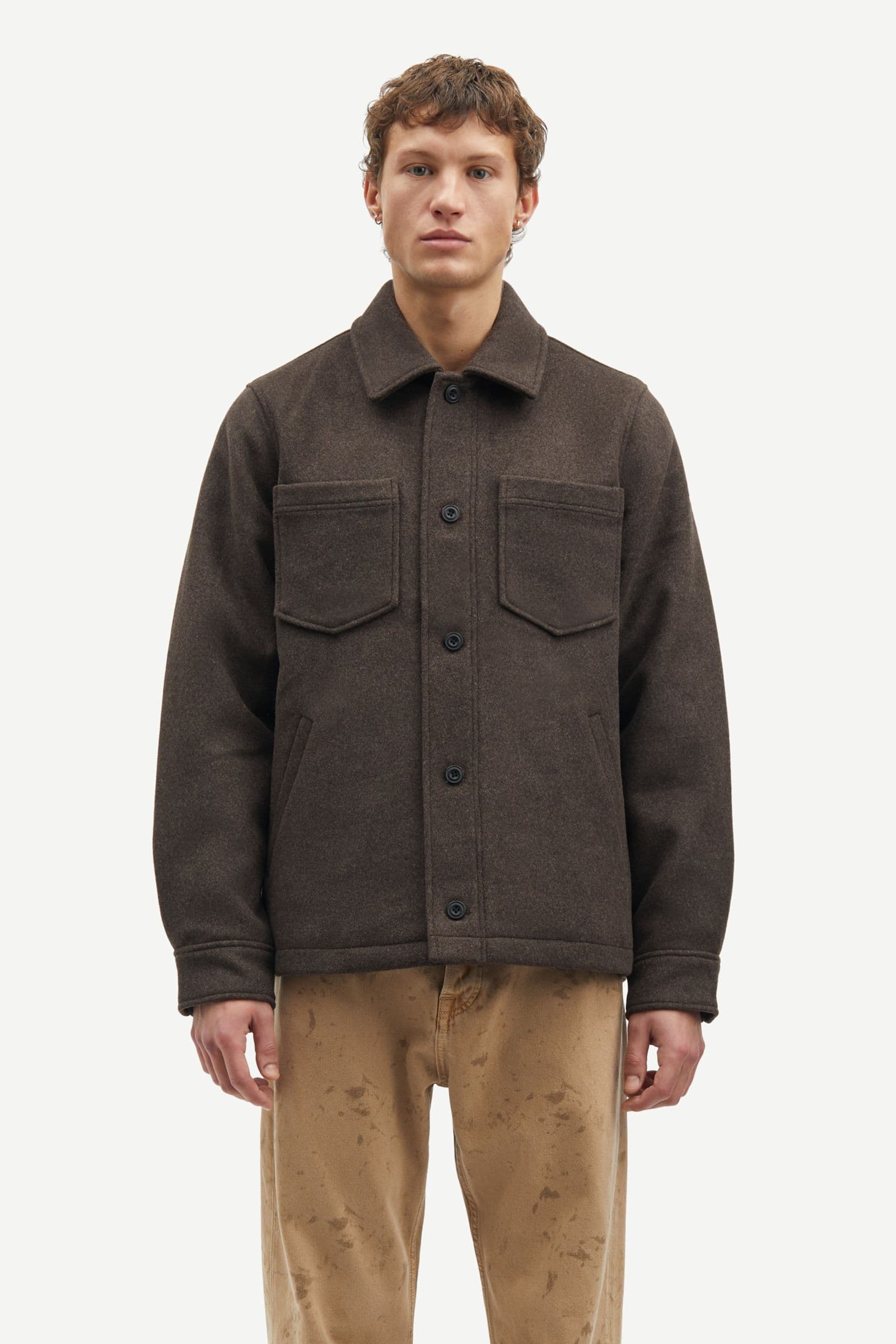 Pally shirt jacket 14163 Chocolate Torte