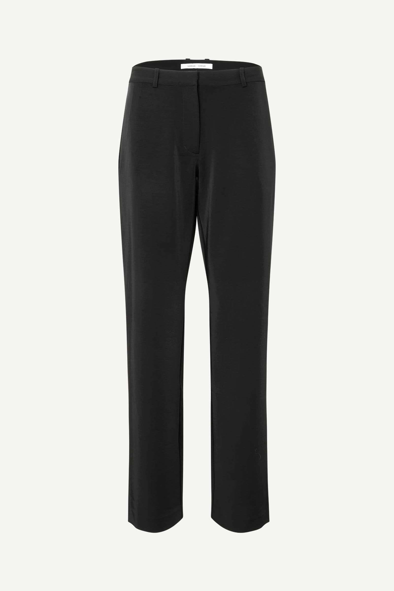 Sahoys straight wb trousers 7331 Black